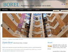 Tablet Screenshot of borel.hr